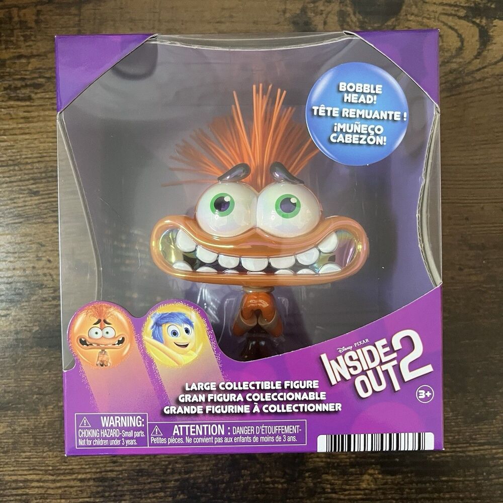 Disney Pixar Inside Out 2 Anxiety Bobblehead Figure 5.39” NIB Collectible Toy